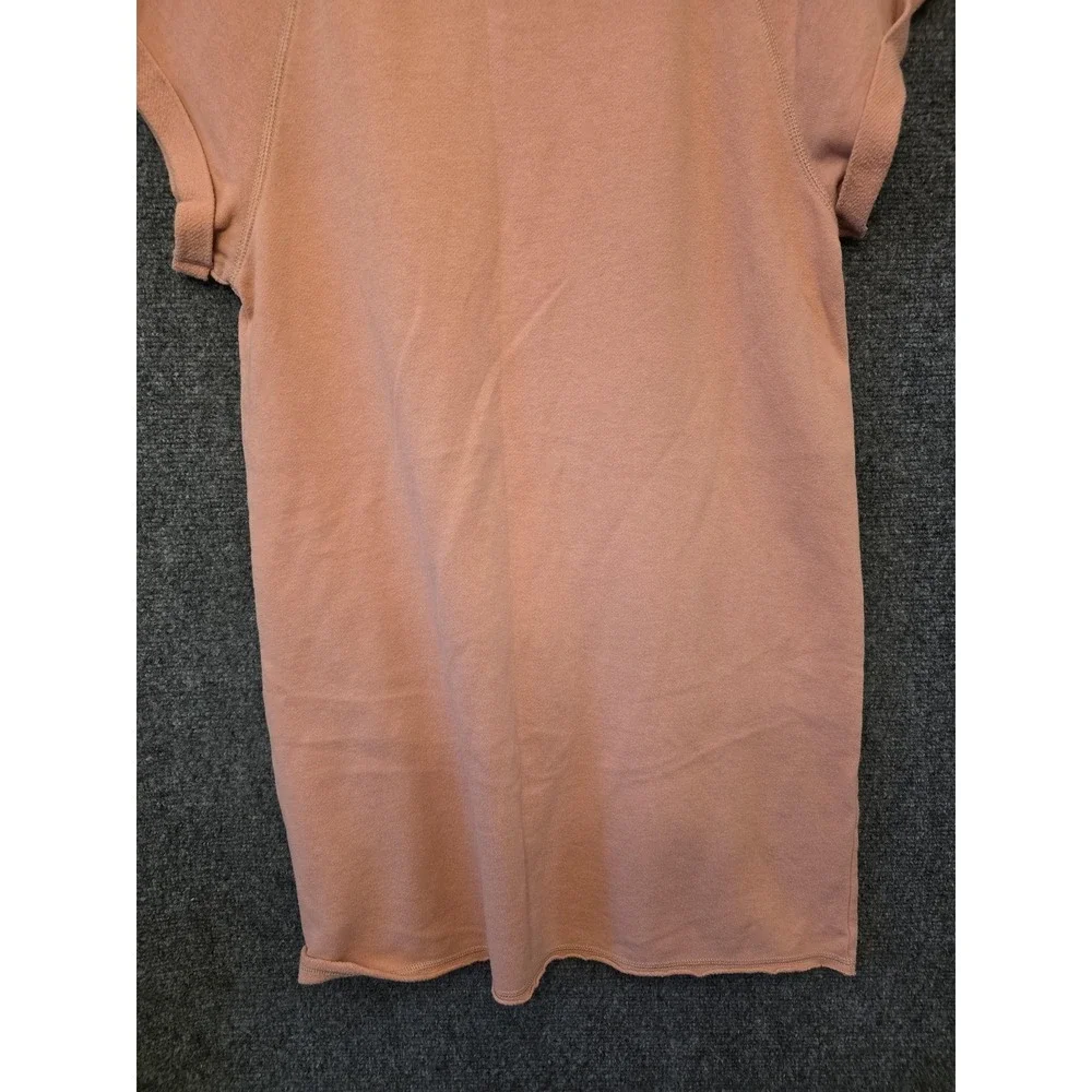 Aerie Dress Womens Small Pink French Terry Short‎ Sleeve Sweatshirt Mini Casual